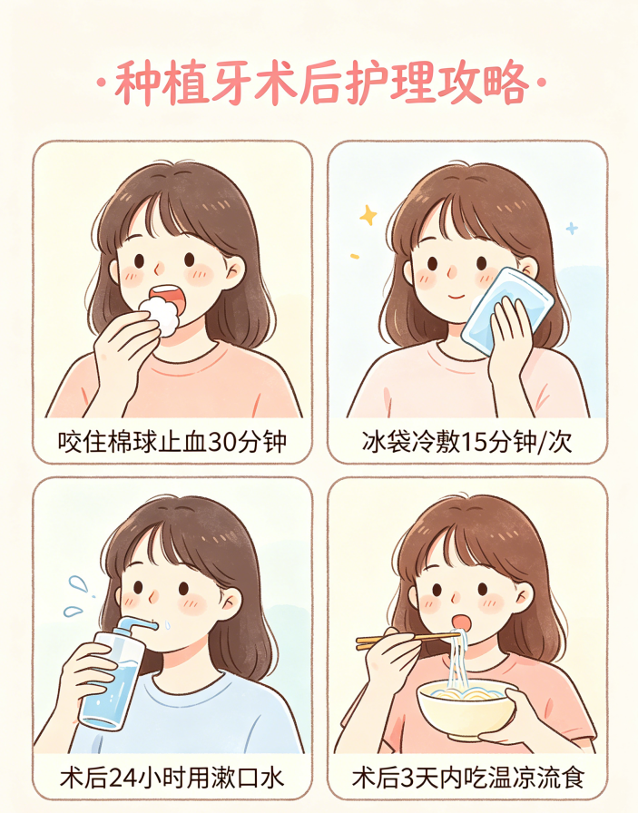 种植牙术后护理攻略案例图片 1