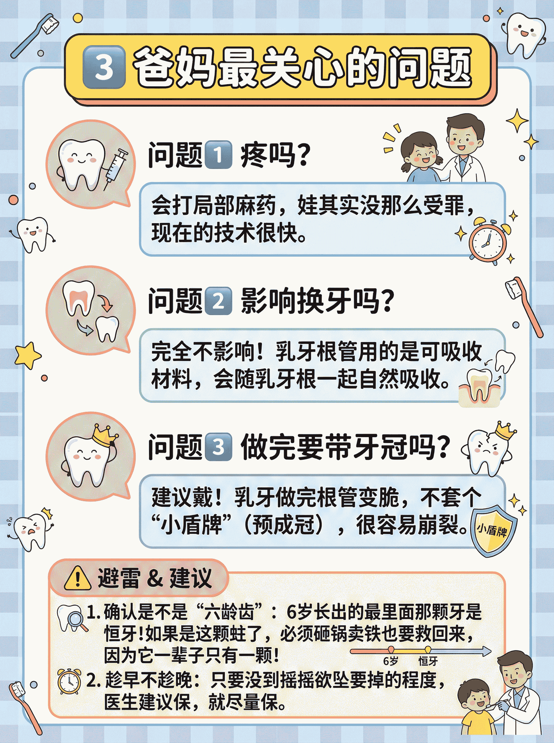 6岁娃后牙蛀了要根管？别急着拒绝！案例图片 2