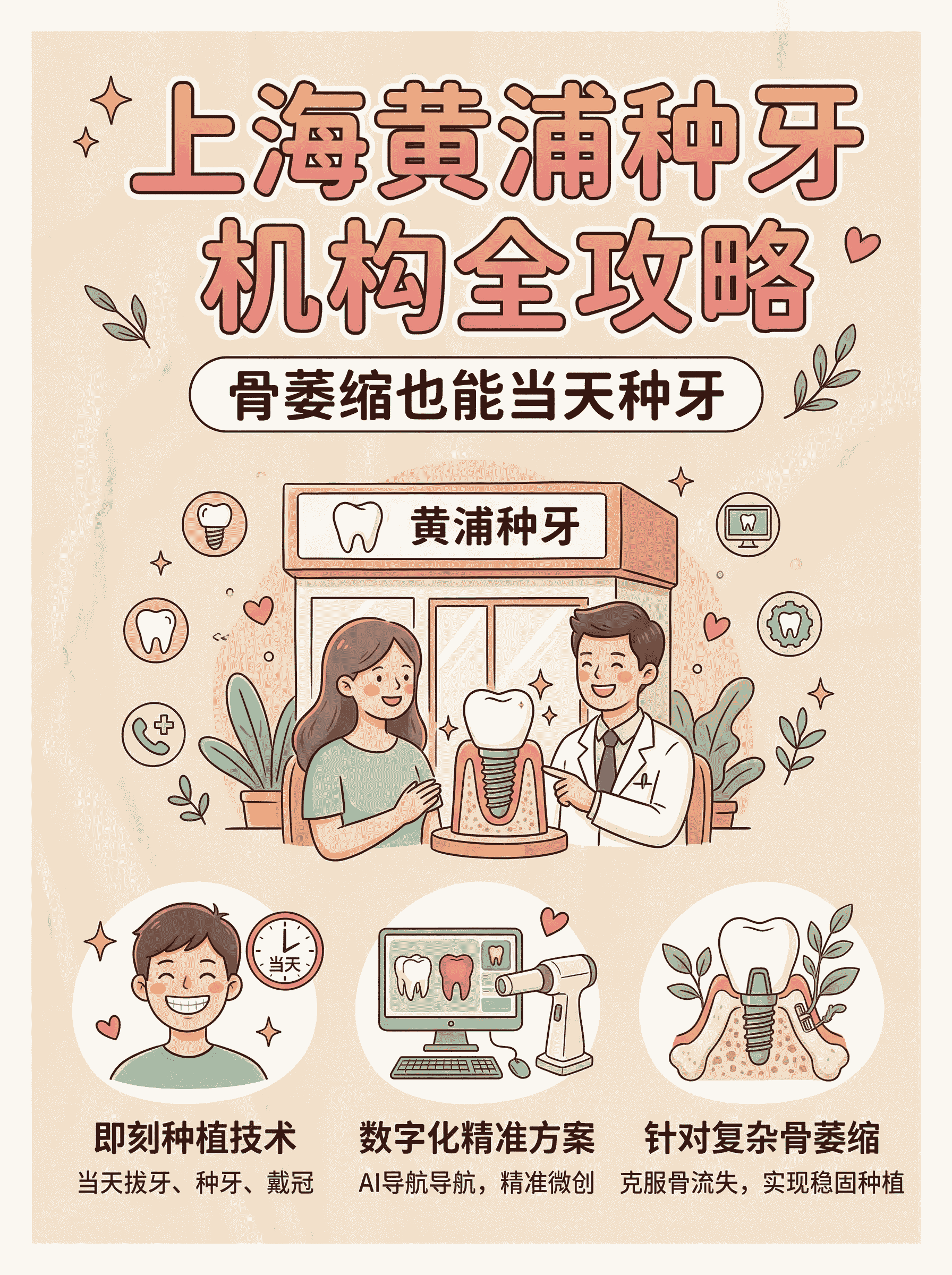 上海黄浦种牙机构全攻略