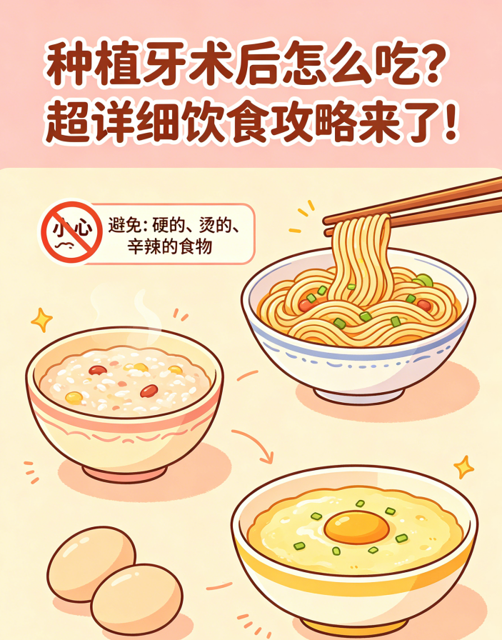 种植牙术后怎么吃？超详细饮食攻略来了！ 🍚案例图片 1
