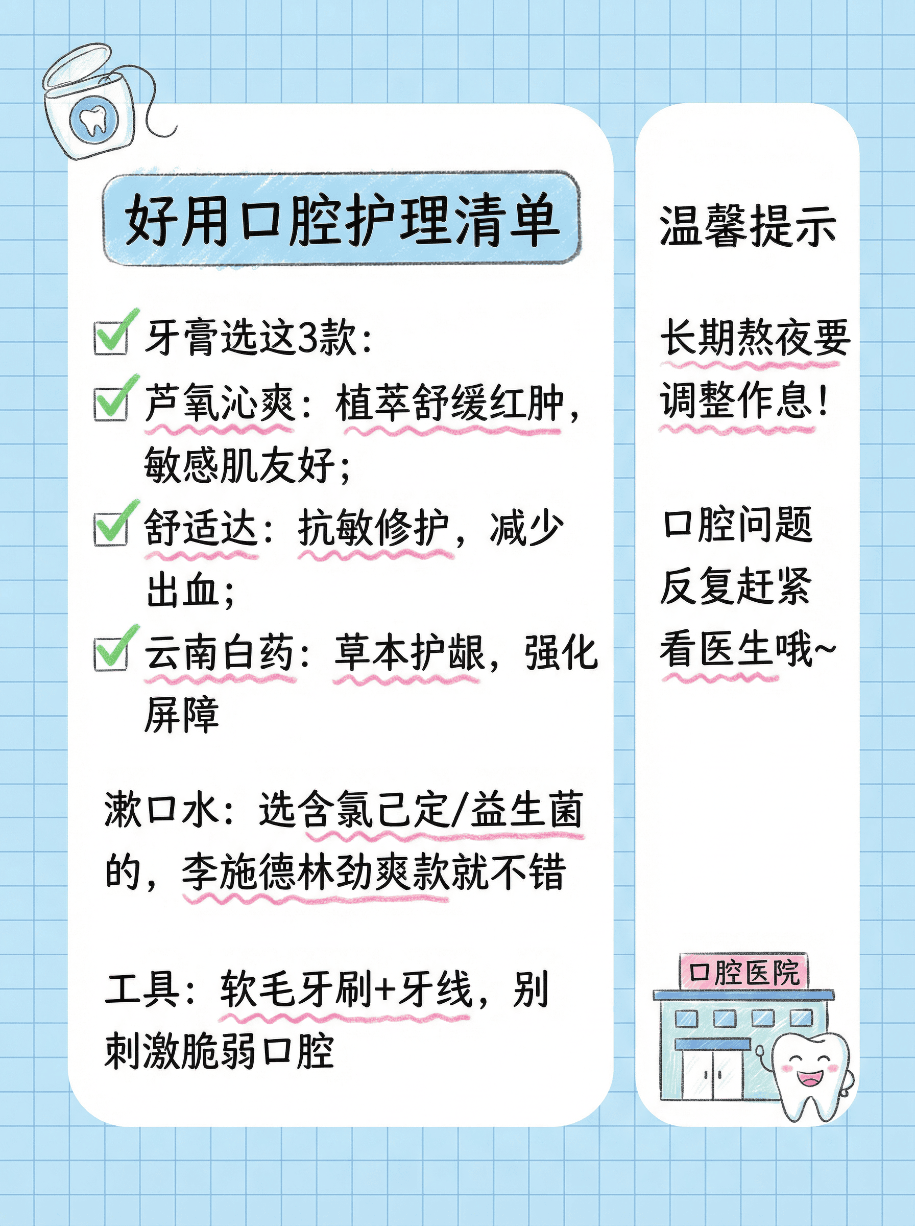 熬夜党必看！口腔急救指南来了✨案例图片 4