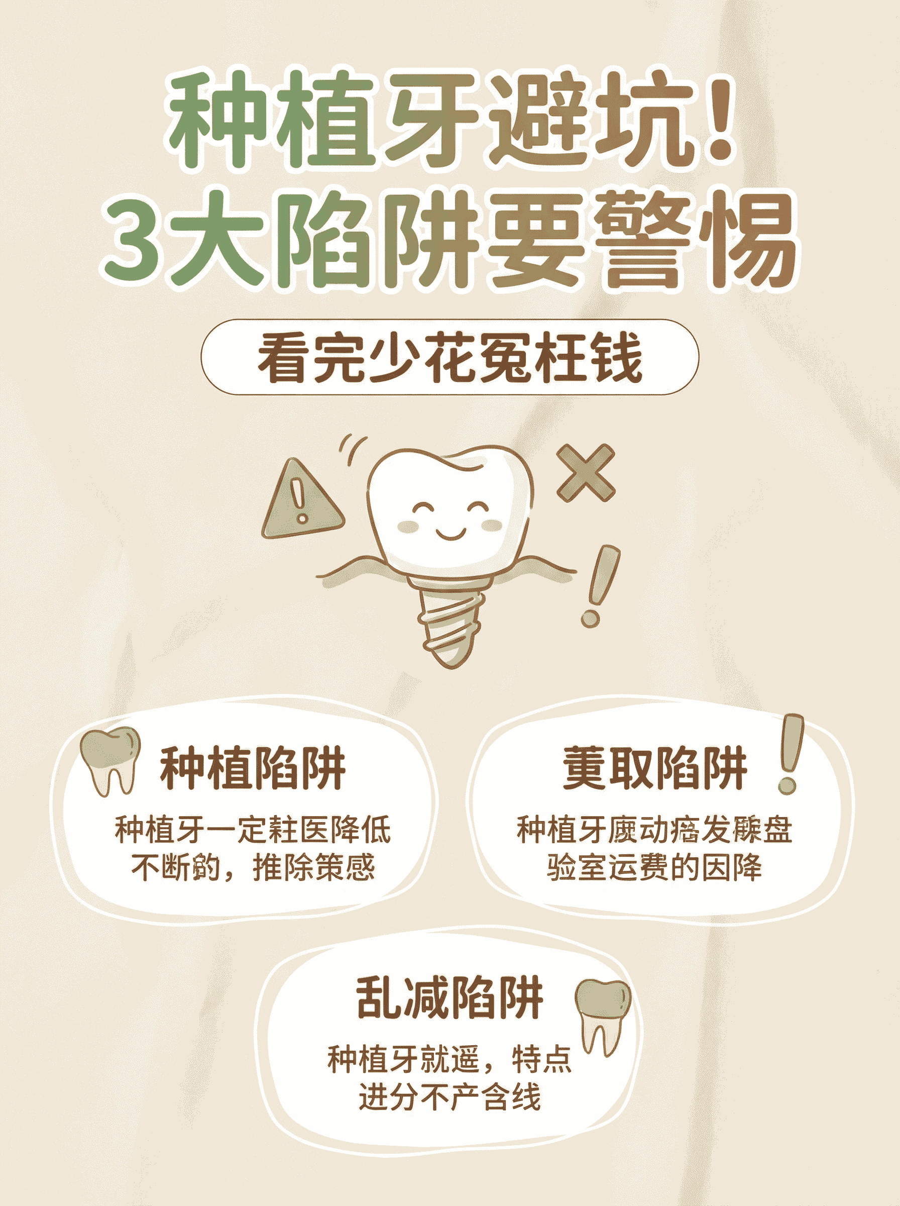 种植牙避坑！3大陷阱要警惕案例图片 2