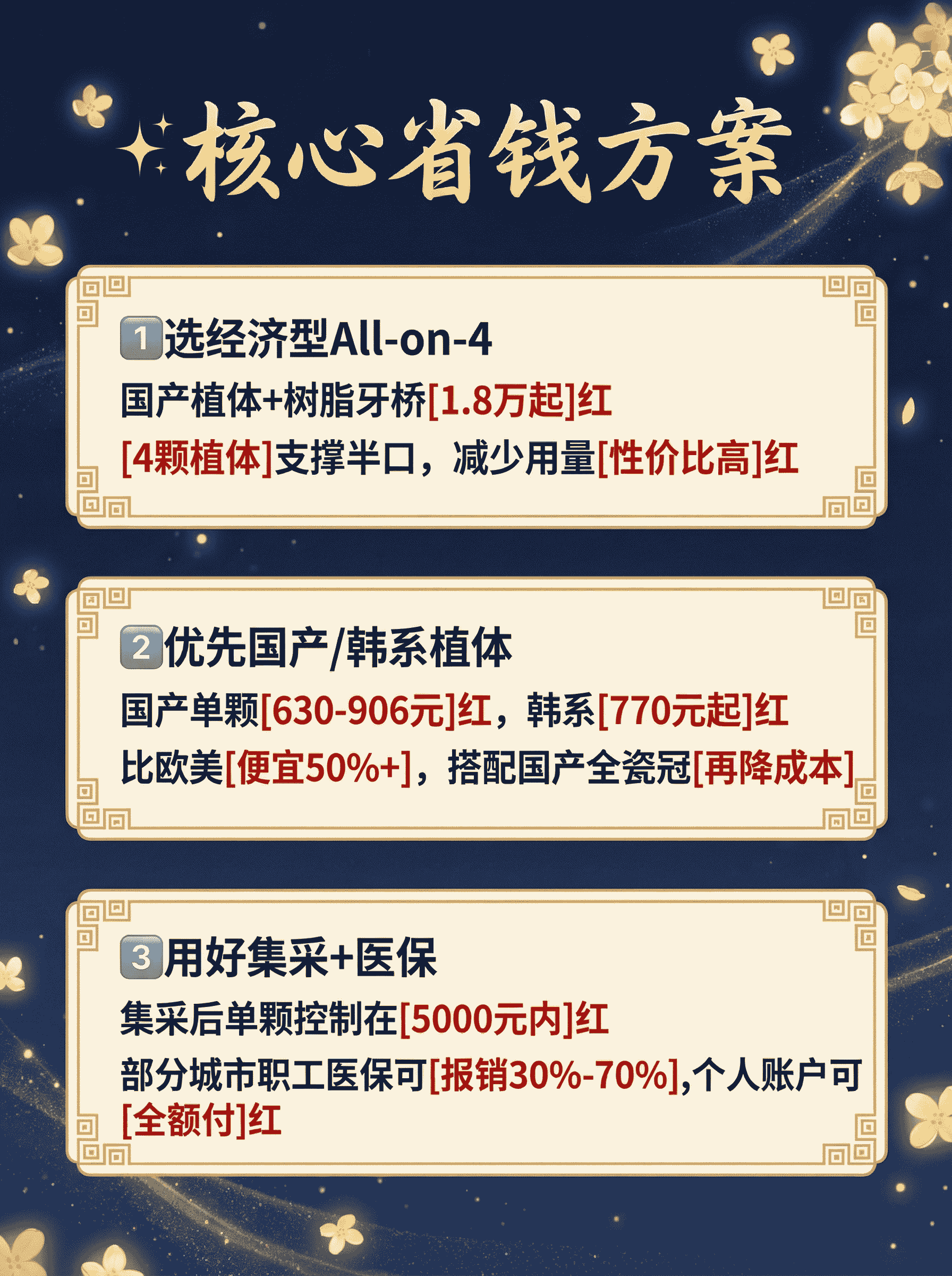 60岁阿姨半口种植牙齿，省了2万块！案例图片 2