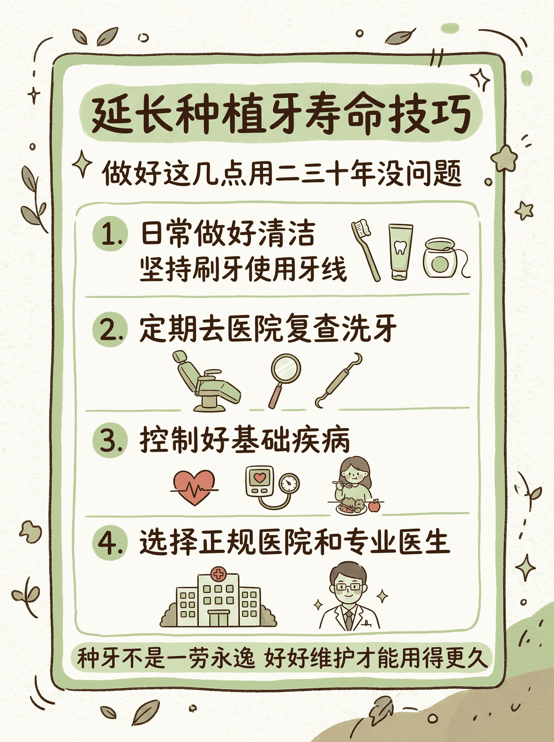 种植牙能用一辈子吗？使用寿命全解析案例图片 2
