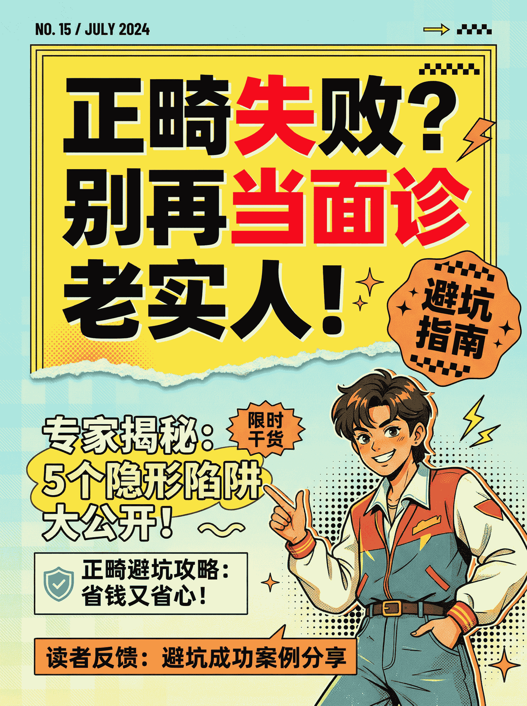 发现牙齿矫正失败的人都是面诊太老实