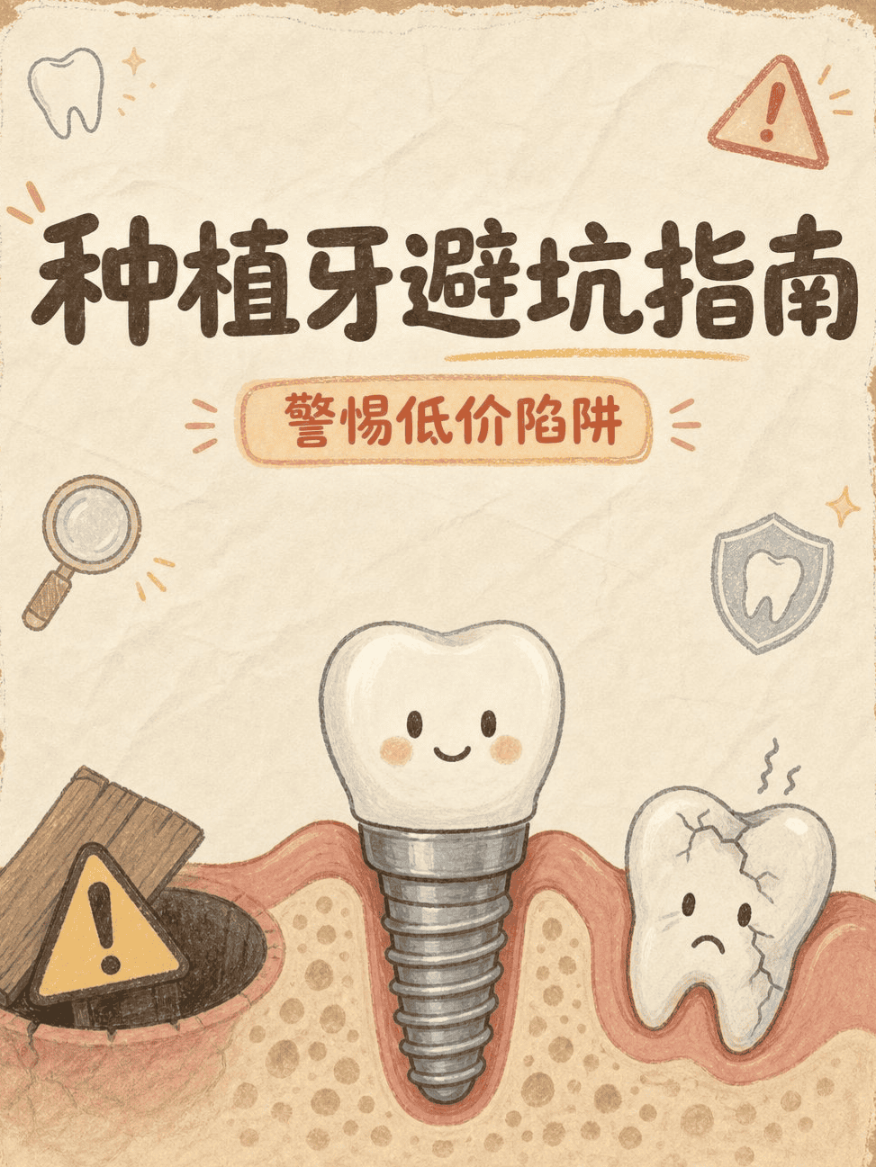 打算做种植牙的朋友一定要擦亮眼睛，别被低价宣传冲昏头脑案例图片 1