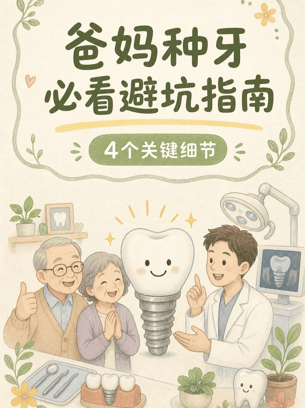 爸妈种牙必看👴👵这些细节别忽略案例图片 1