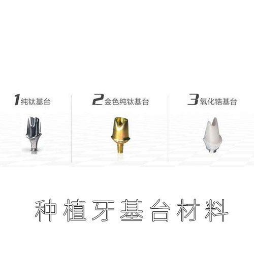 解读6大类种植牙基台材料,第一种材料2000年以后早已不用!