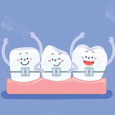 正畸改善卡通图展示