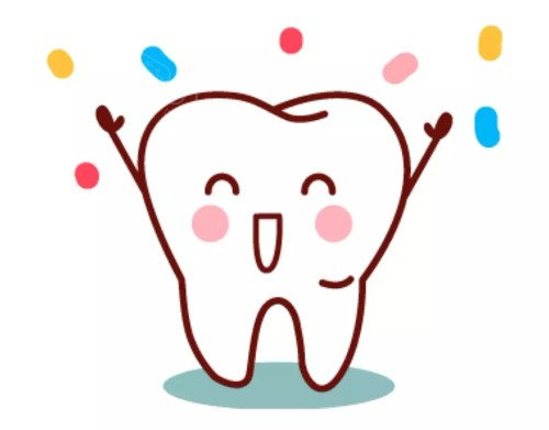牙齿卡通图