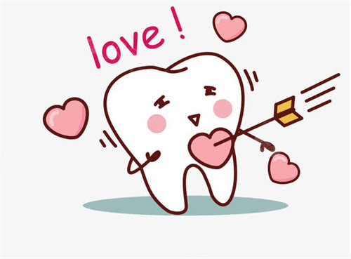 牙齿卡通图