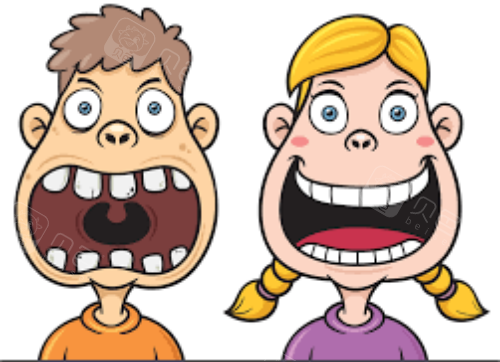 健康漂亮牙齿图