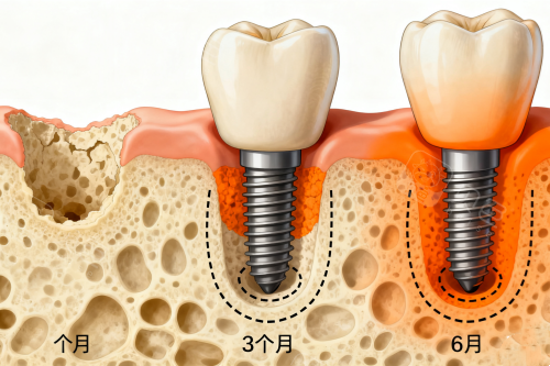 奥齿泰种植牙植入卡通图