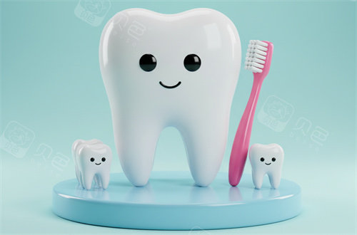 3D牙齿卡通图