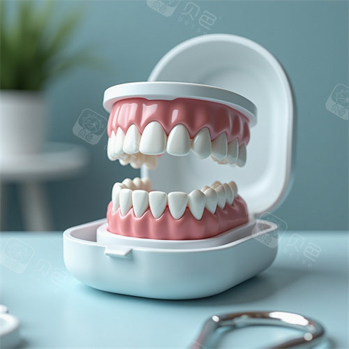 牙齿模型漫画展示示意图