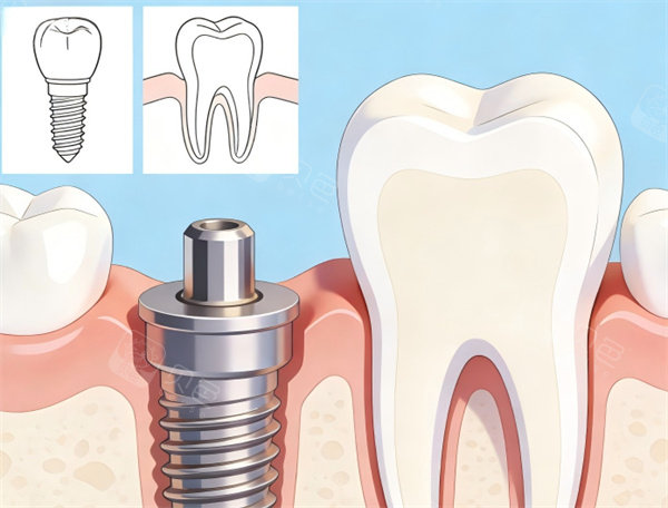 种植牙插画插画图片