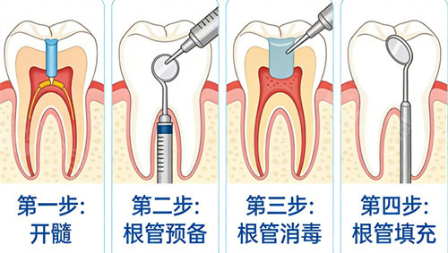 根管治疗过程展示照片